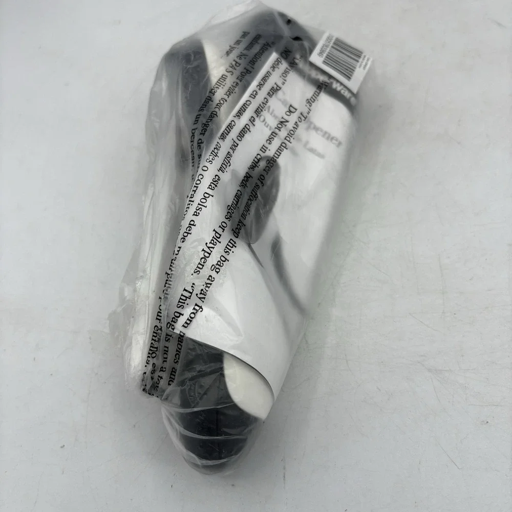 Tupperware Can‎ Opener Black and White New in Package